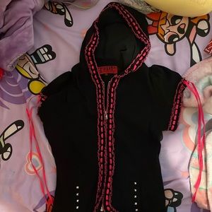 Tripp NYC Pink Hood Top